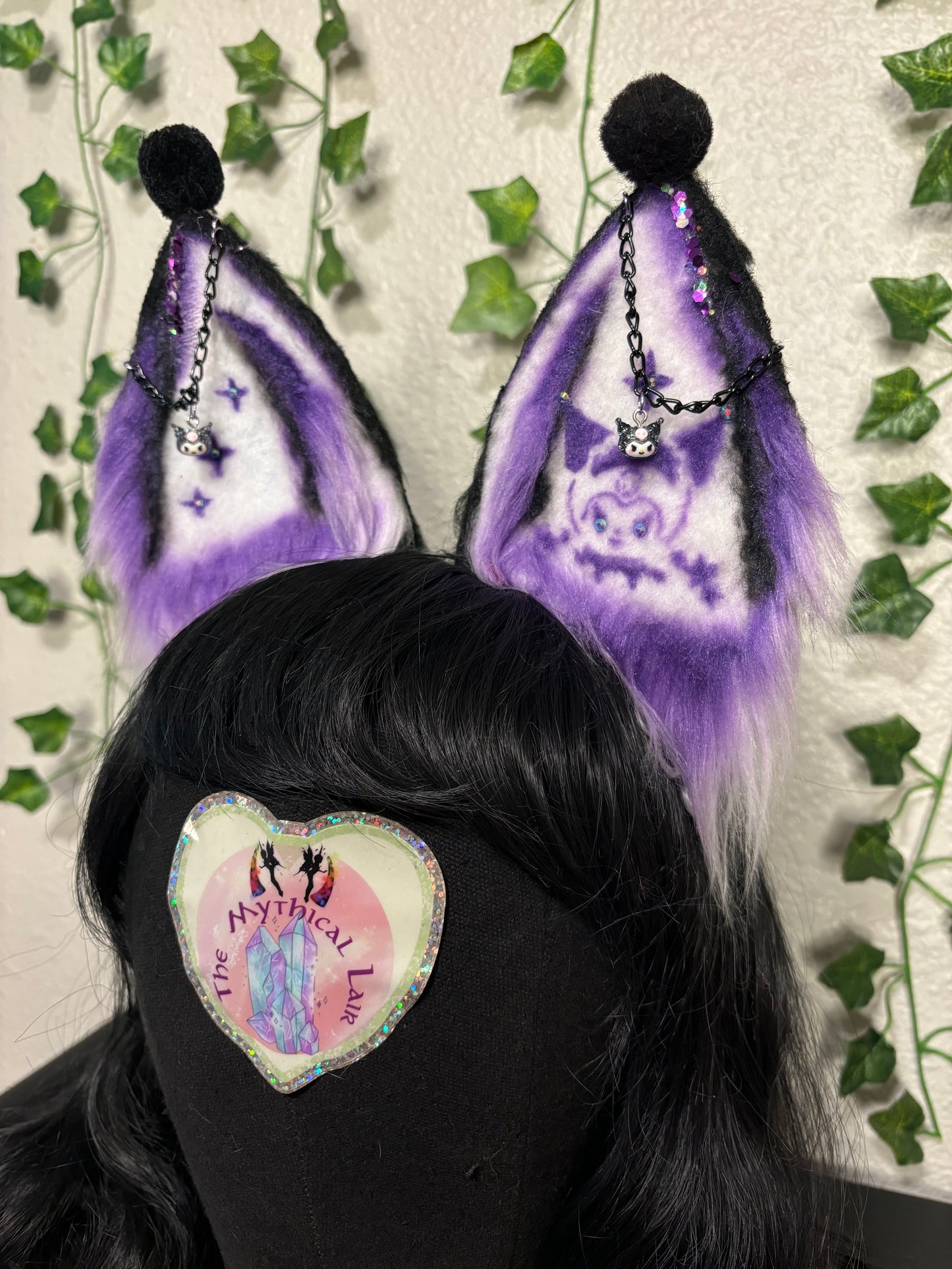 Kuromi Inspired Hachiko (dog) Ears