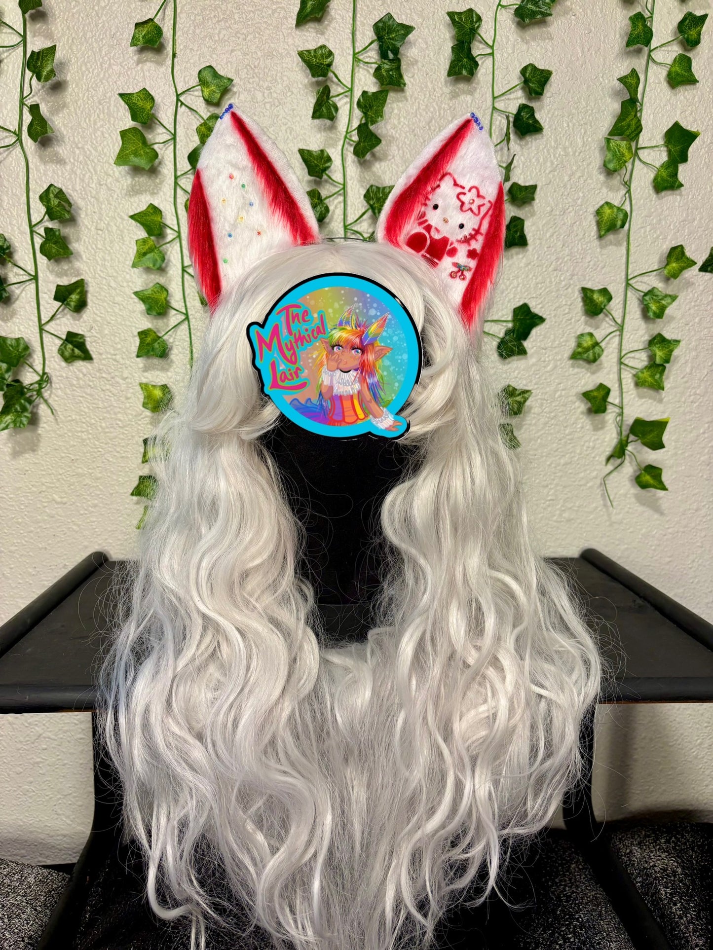 Hello Kitty inspired primary color (Hachiko - dog) ears