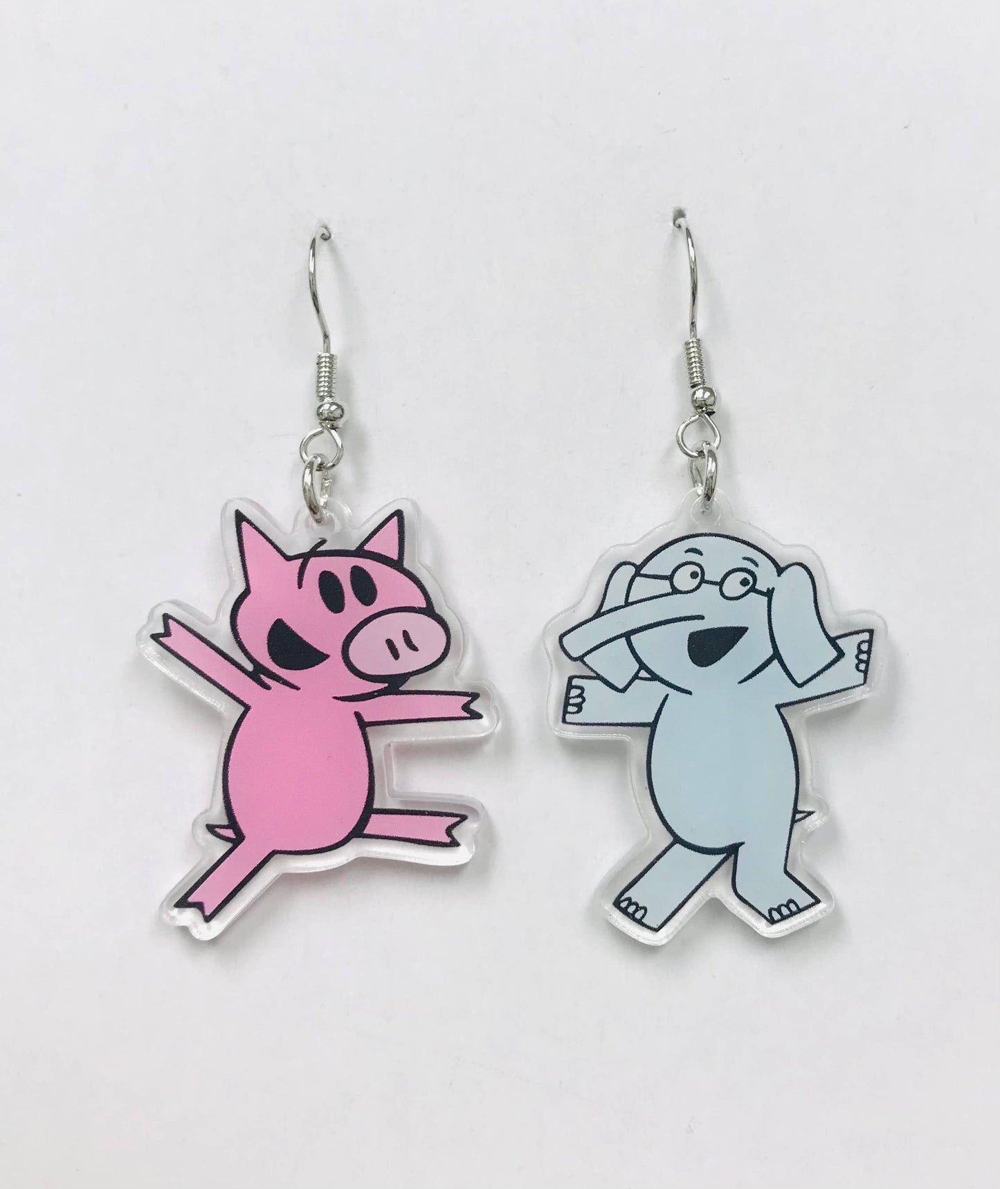 Piglet and Elephant BFF Best Friends Earrings