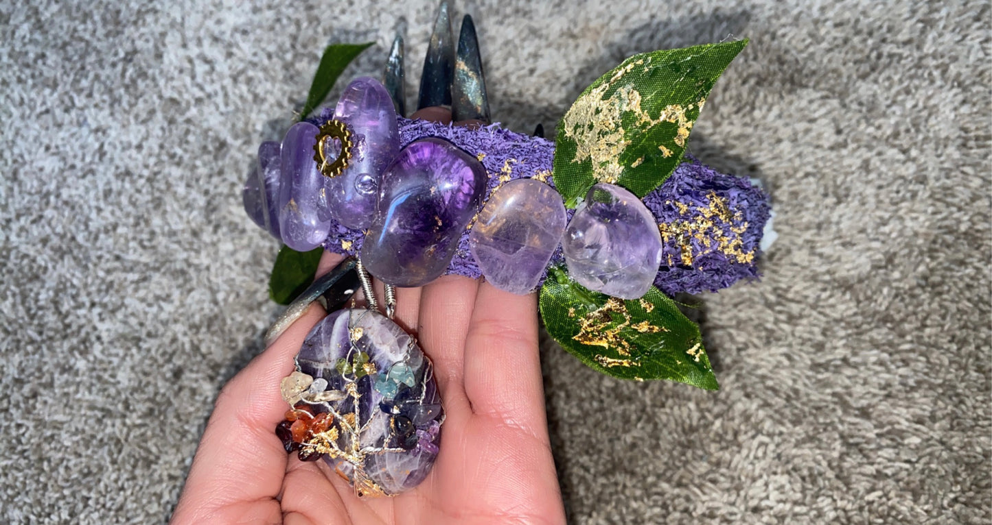 Amethyst Elven Crown