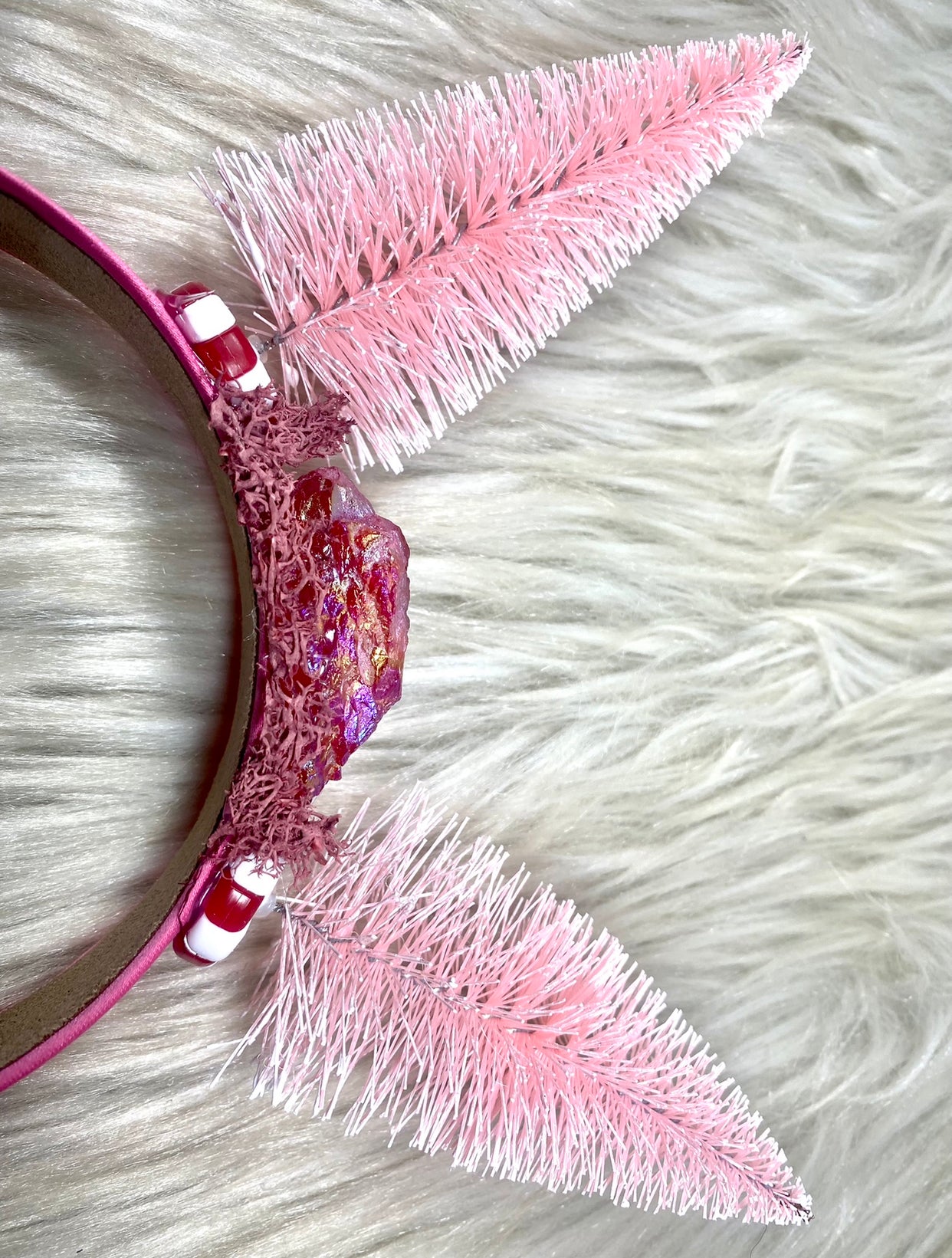 Pink Holiday Mothlike Horns