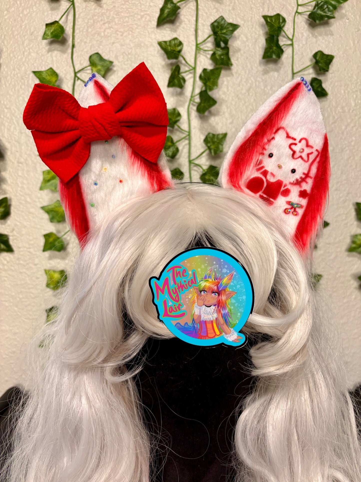 Hello Kitty inspired primary color (Hachiko - dog) ears