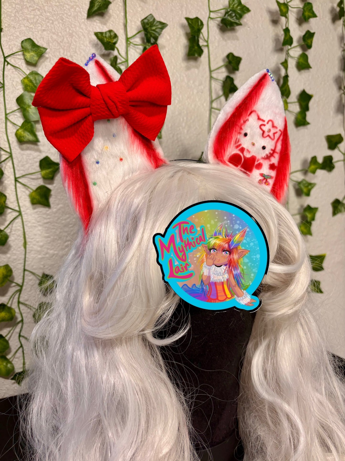 Hello Kitty inspired primary color (Hachiko - dog) ears