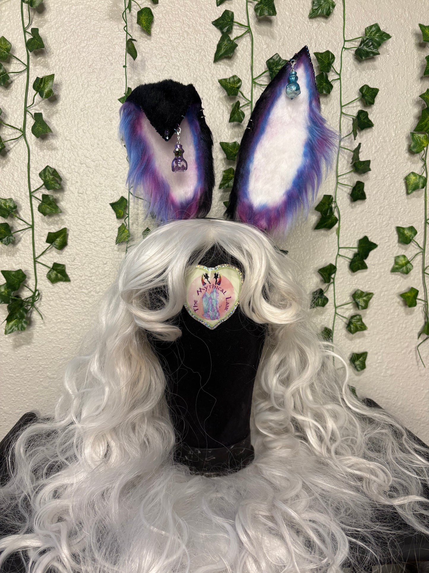 Blurple Witch Bun Ears